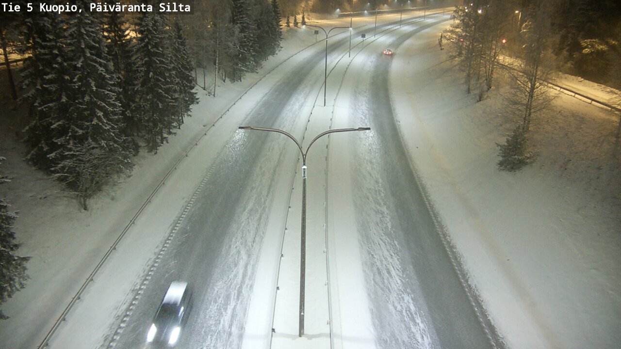 Kelikamerat Kuva Tie 5 Kuopio, Päiväranta silta, Kuopio, Pohjois-Savo