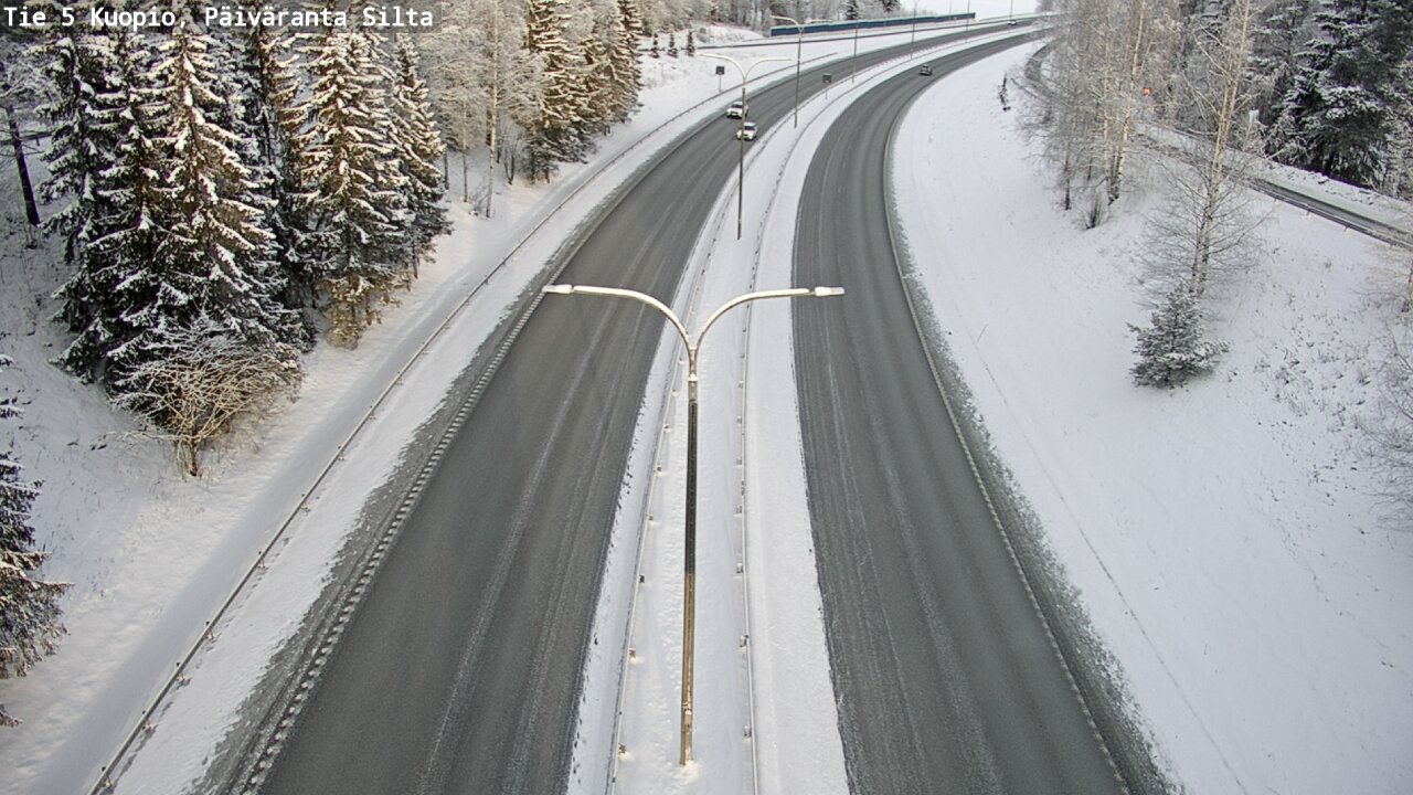 Kelikamerat Kuva Tie 5 Kuopio, Päiväranta silta, Kuopio, Pohjois-Savo