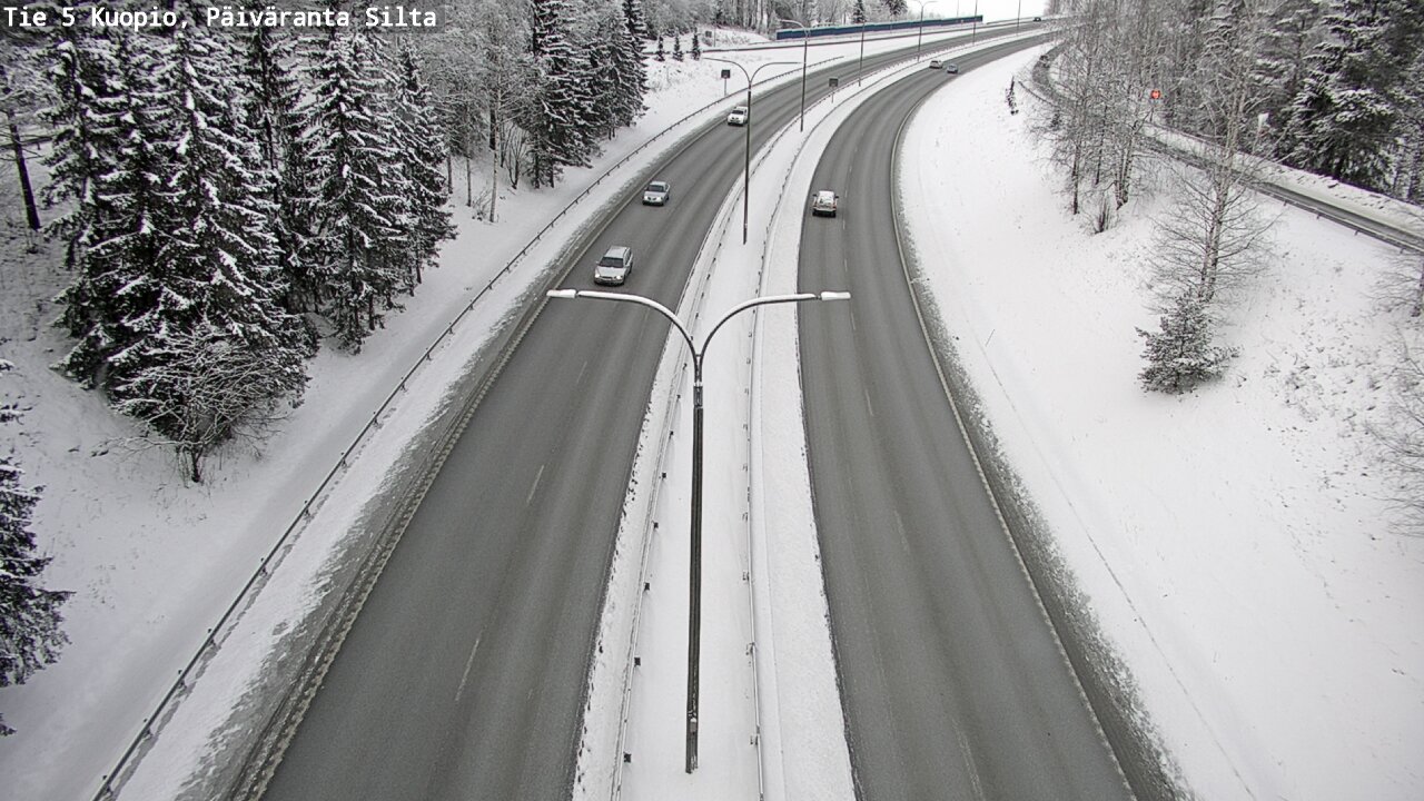 Kelikamerat Kuva Tie 5 Kuopio, Päiväranta silta, Kuopio, Pohjois-Savo