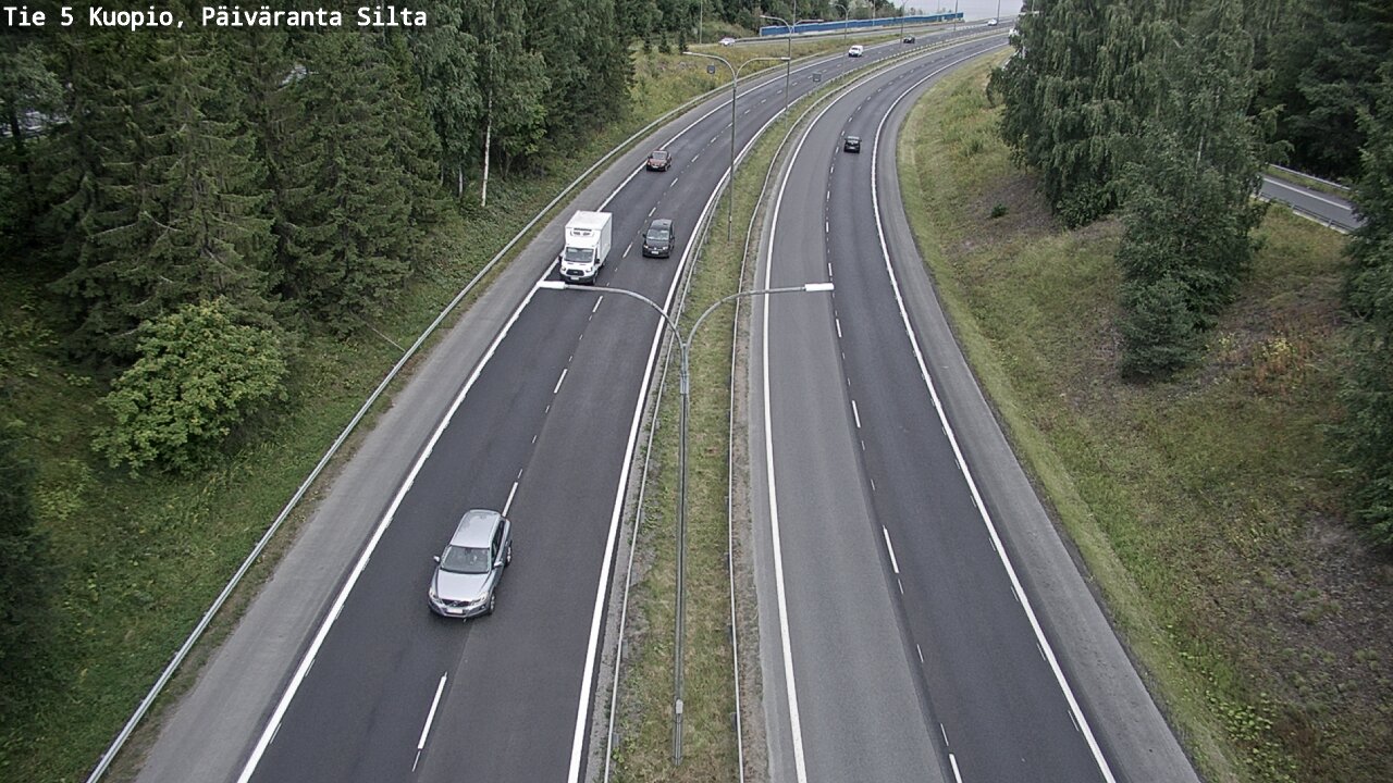 Weather Camera Image Road 5 Kuopio, Päiväranta silta, Kuopio, Pohjois-Savo