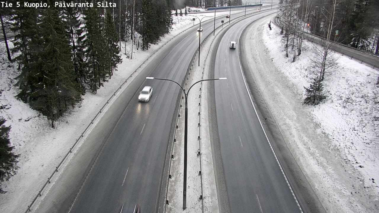 Weather Camera Image Road 5 Kuopio, Päiväranta silta, Kuopio, Pohjois-Savo