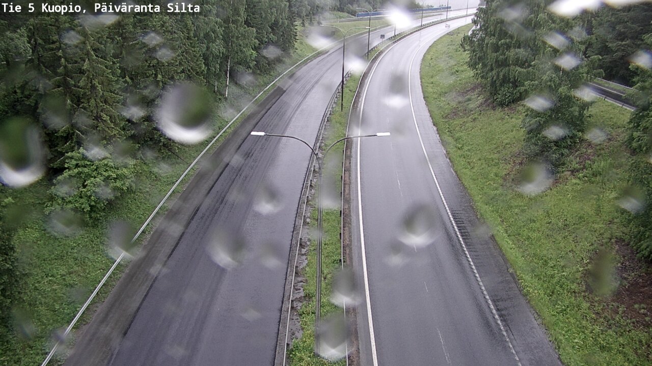 Kelikamerat Kuva Tie 5 Kuopio, Päiväranta silta, Kuopio, Pohjois-Savo