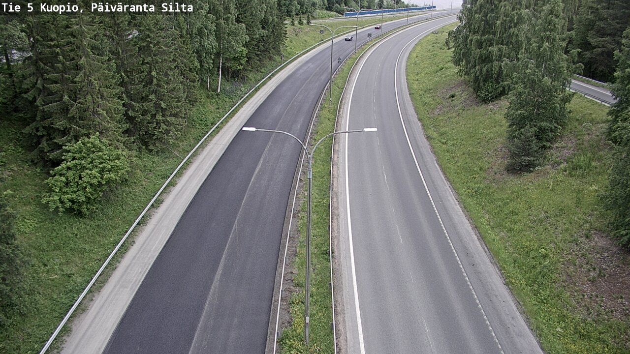 Kelikamerat Kuva Tie 5 Kuopio, Päiväranta silta, Kuopio, Pohjois-Savo