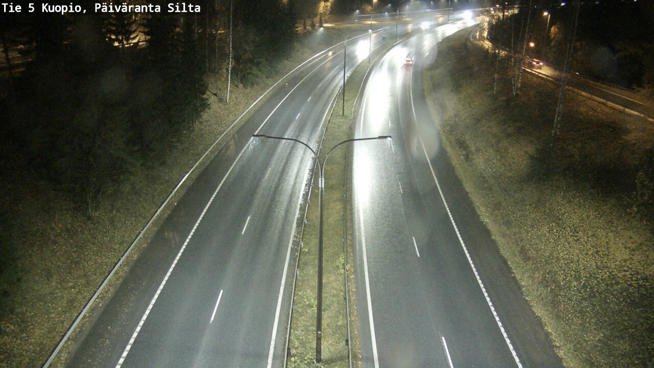 Weather Camera Image Väg 5 Kuopio, Päiväranta silta, Kuopio, Pohjois-Savo