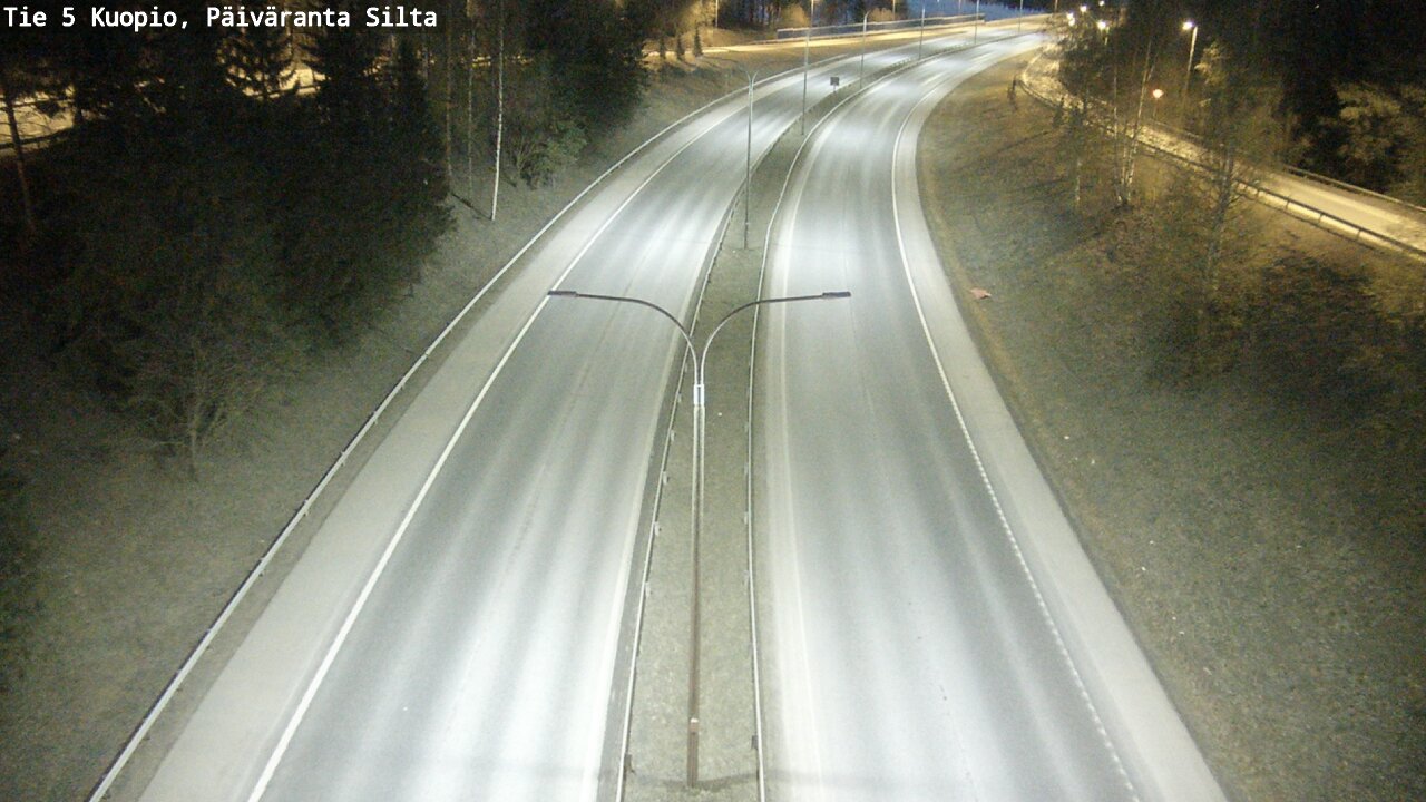 Weather Camera Image Road 5 Kuopio, Päiväranta silta, Kuopio, Pohjois-Savo