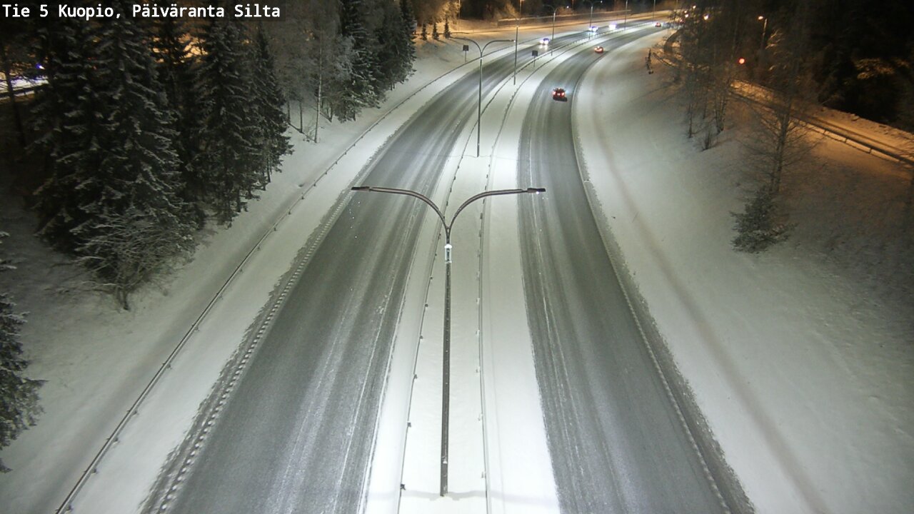Kelikamerat Kuva Tie 5 Kuopio, Päiväranta silta, Kuopio, Pohjois-Savo