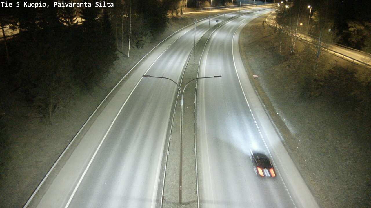 Weather Camera Image Road 5 Kuopio, Päiväranta silta, Kuopio, Pohjois-Savo