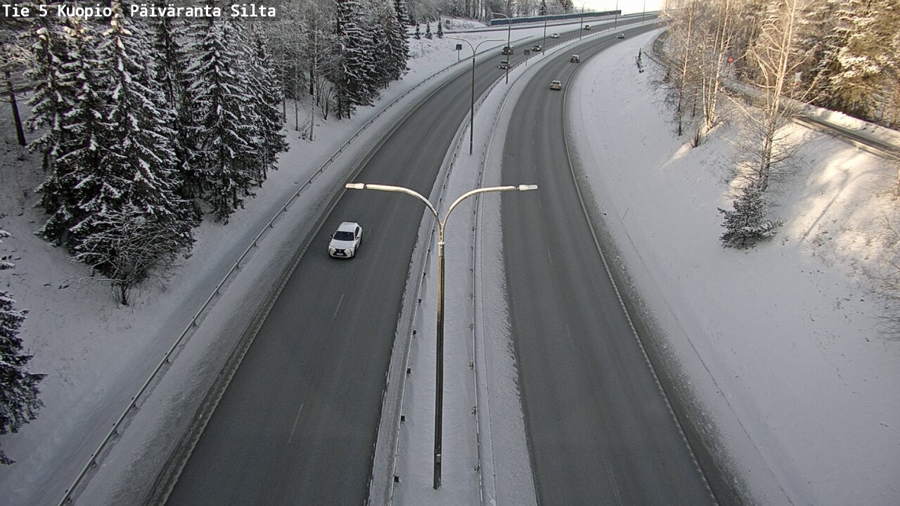 Weather Camera Image Väg 5 Kuopio, Päiväranta silta, Kuopio, Pohjois-Savo