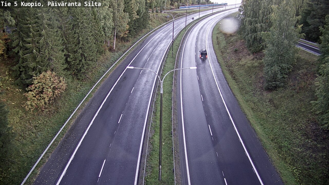 Weather Camera Image Road 5 Kuopio, Päiväranta silta, Kuopio, Pohjois-Savo