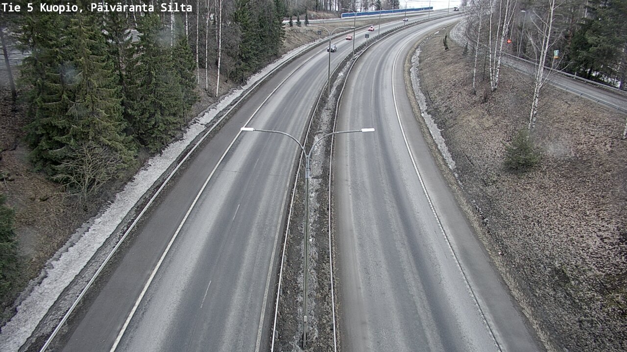 Kelikamerat Kuva Tie 5 Kuopio, Päiväranta silta, Kuopio, Pohjois-Savo