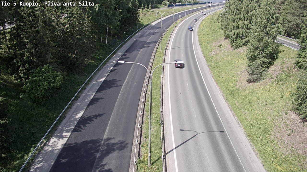 Kelikamerat Kuva Tie 5 Kuopio, Päiväranta silta, Kuopio, Pohjois-Savo