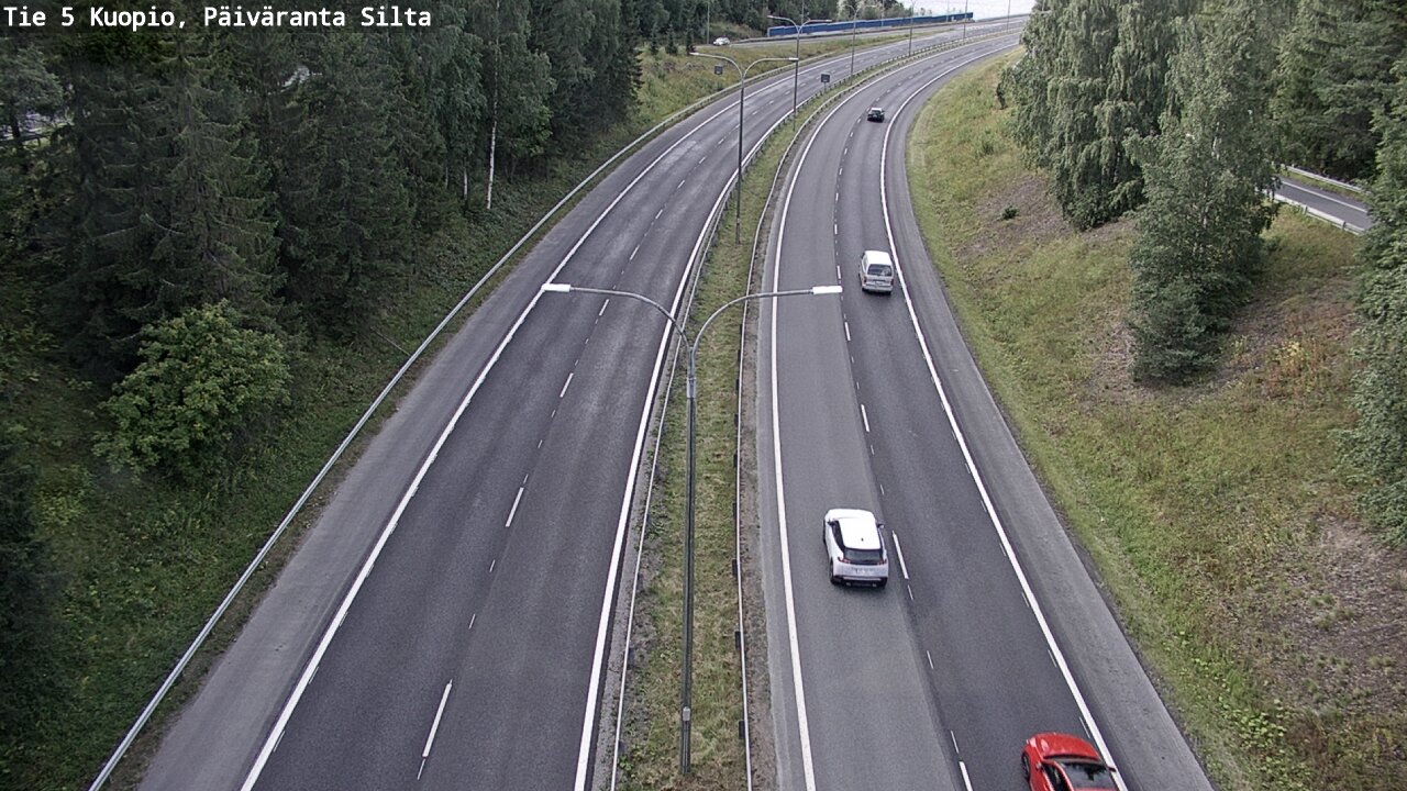 Kelikamerat Kuva Tie 5 Kuopio, Päiväranta silta, Kuopio, Pohjois-Savo