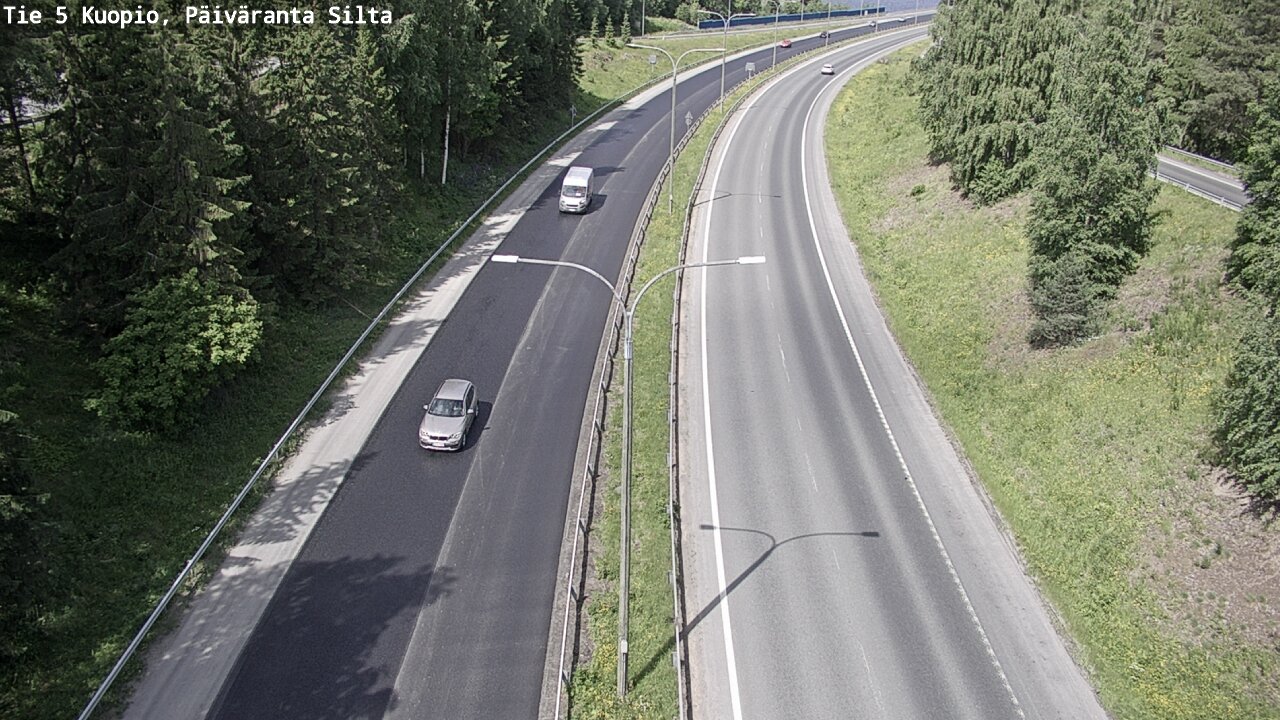 Kelikamerat Kuva Tie 5 Kuopio, Päiväranta silta, Kuopio, Pohjois-Savo