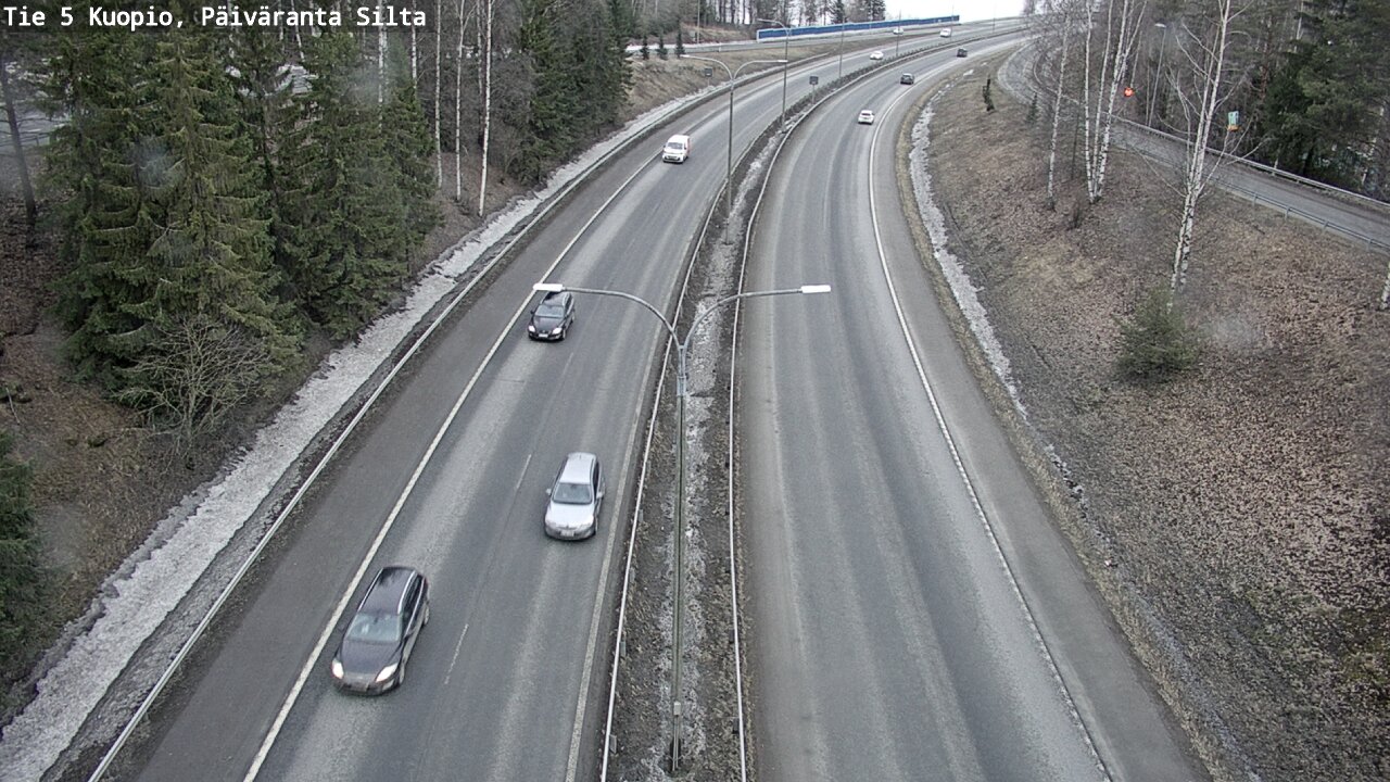 Kelikamerat Kuva Tie 5 Kuopio, Päiväranta silta, Kuopio, Pohjois-Savo