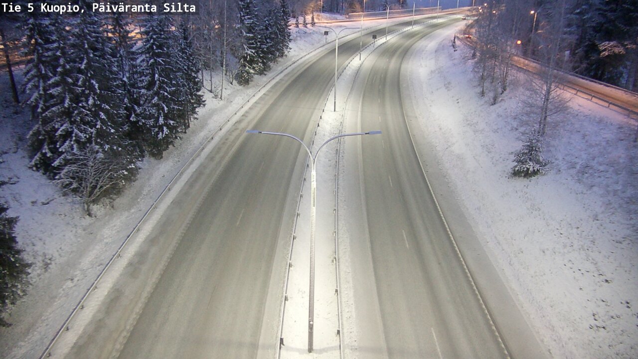 Kelikamerat Kuva Tie 5 Kuopio, Päiväranta silta, Kuopio, Pohjois-Savo