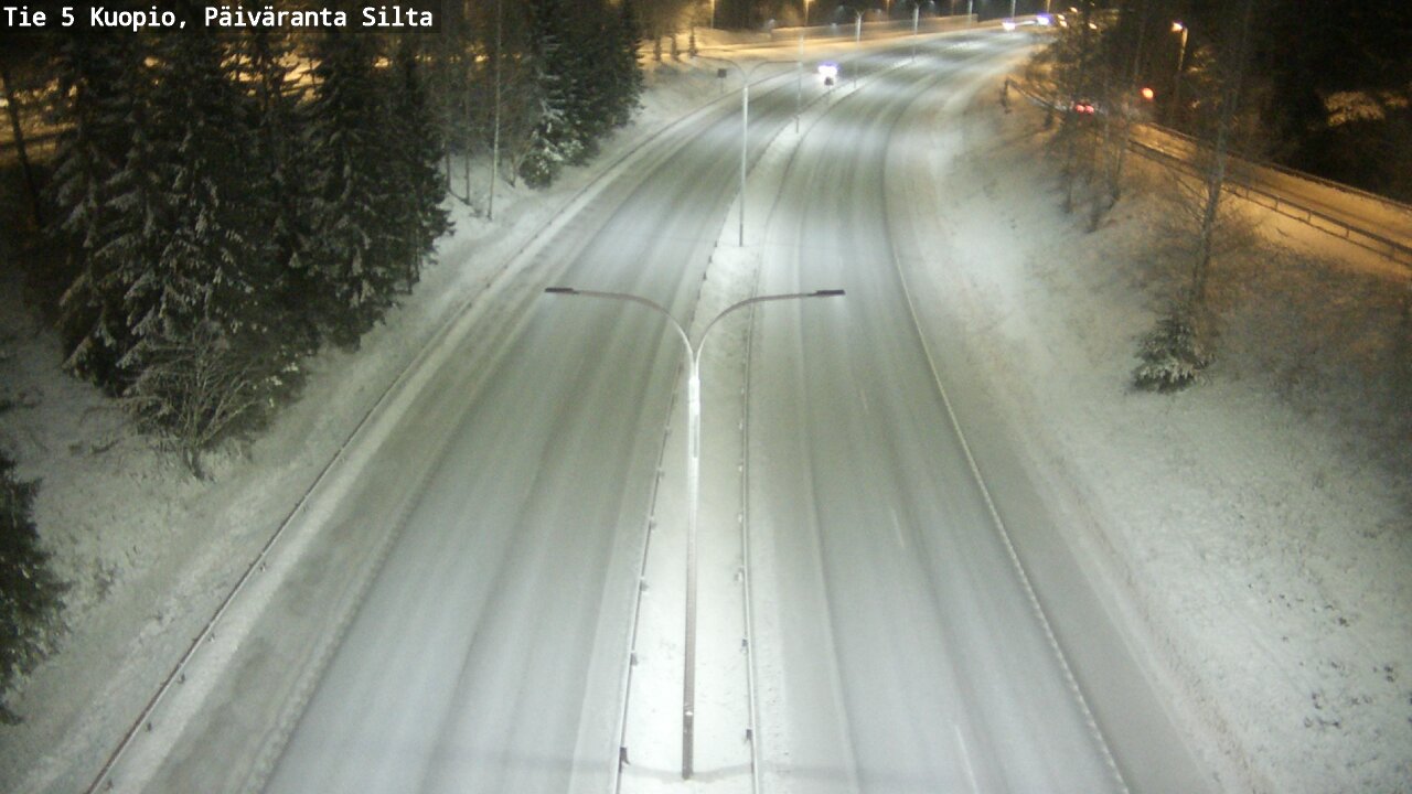 Kelikamerat Kuva Tie 5 Kuopio, Päiväranta silta, Kuopio, Pohjois-Savo