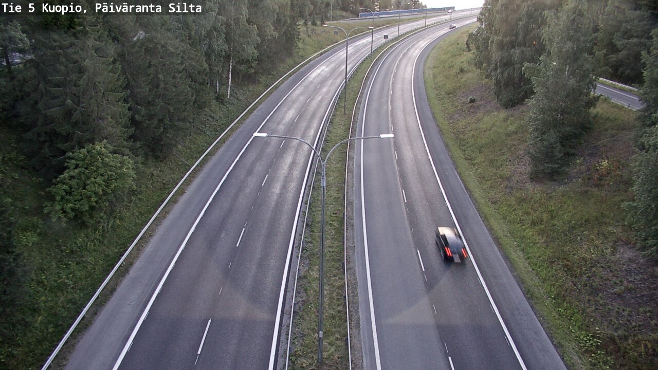 Kelikamerat Kuva Tie 5 Kuopio, Päiväranta silta, Kuopio, Pohjois-Savo