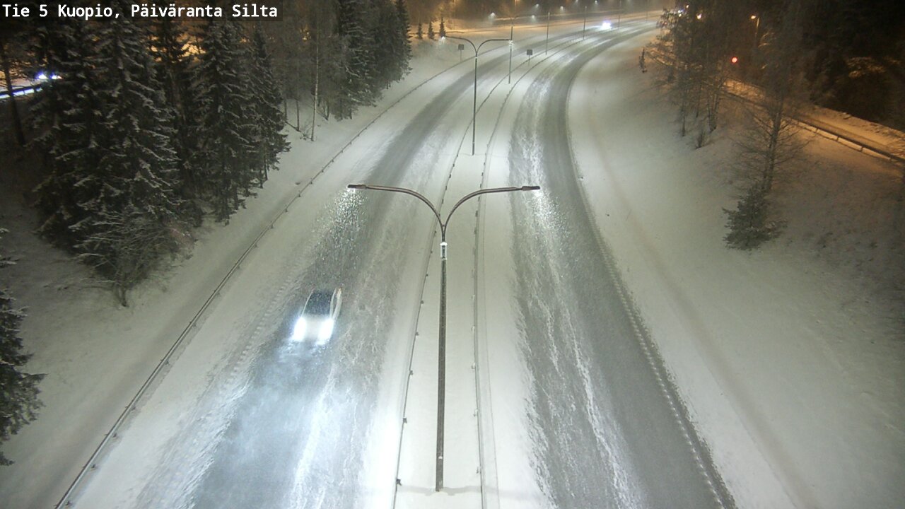 Kelikamerat Kuva Tie 5 Kuopio, Päiväranta silta, Kuopio, Pohjois-Savo