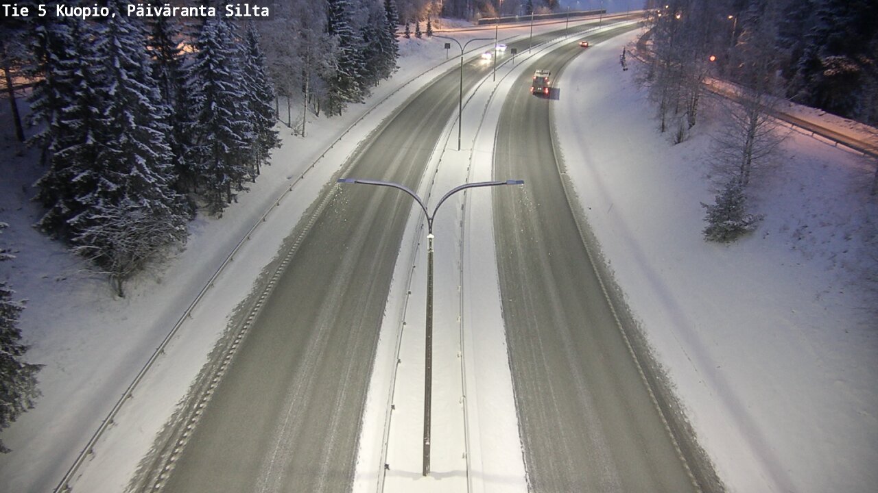 Kelikamerat Kuva Tie 5 Kuopio, Päiväranta silta, Kuopio, Pohjois-Savo