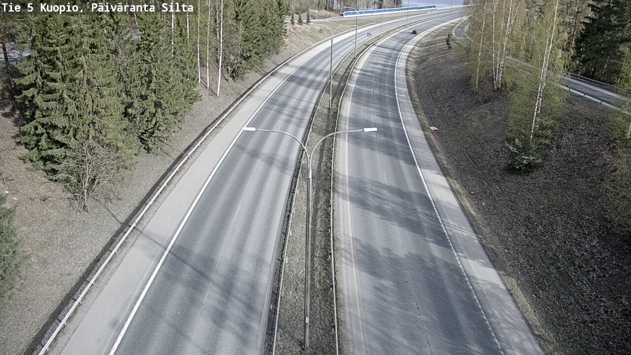 Kelikamerat Kuva Tie 5 Kuopio, Päiväranta silta, Kuopio, Pohjois-Savo