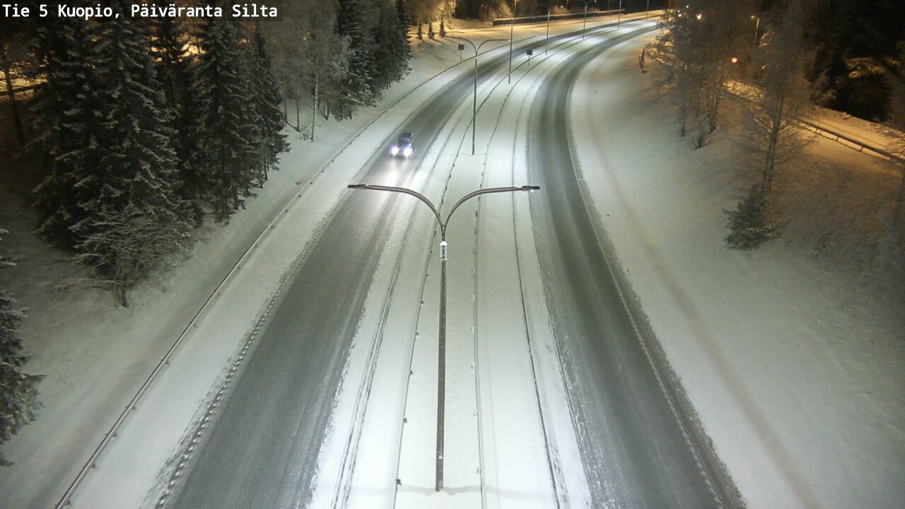 Kelikamerat Kuva Tie 5 Kuopio, Päiväranta silta, Kuopio, Pohjois-Savo