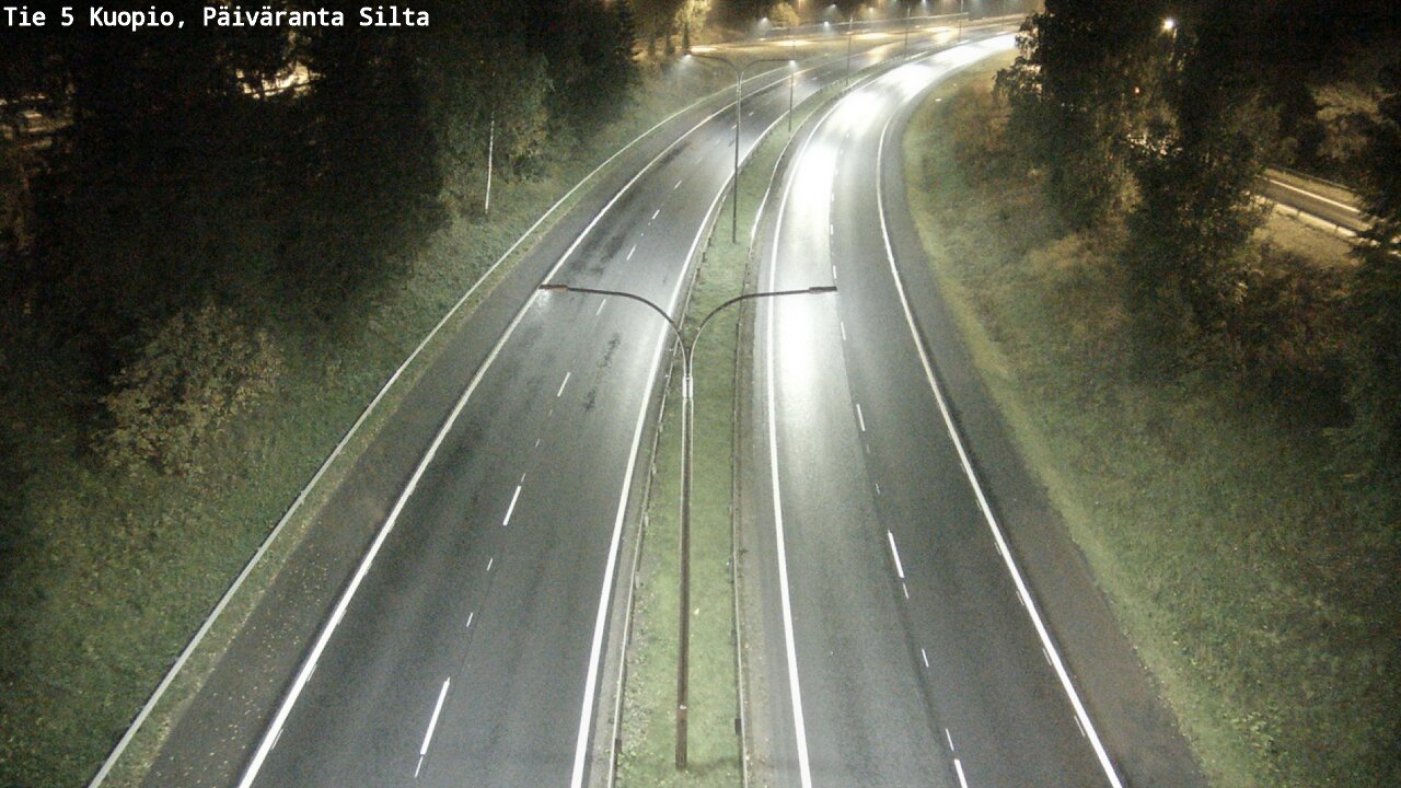 Weather Camera Image Road 5 Kuopio, Päiväranta silta, Kuopio, Pohjois-Savo