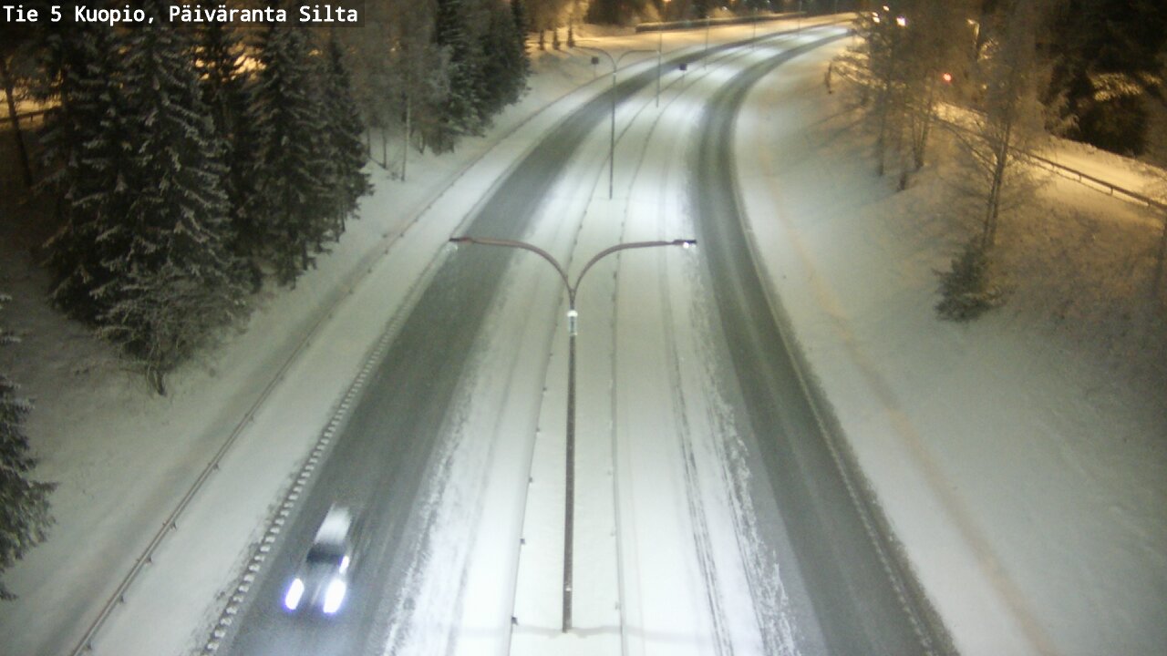 Kelikamerat Kuva Tie 5 Kuopio, Päiväranta silta, Kuopio, Pohjois-Savo
