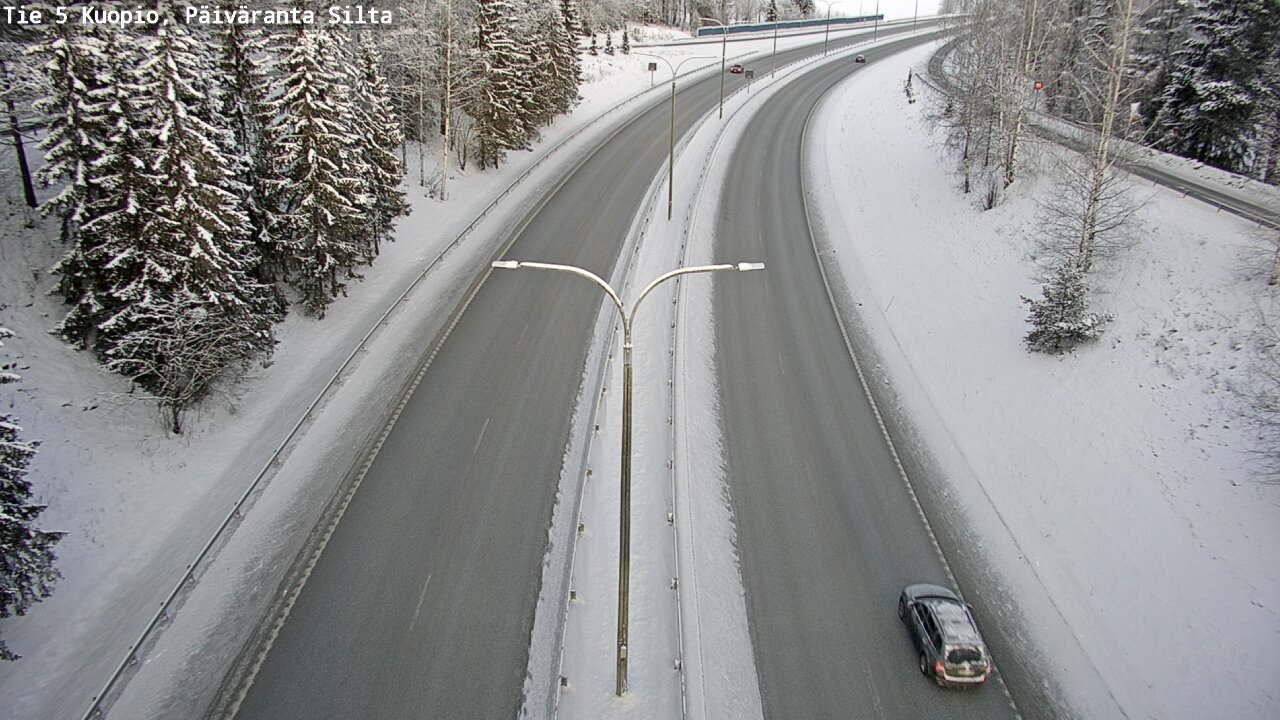 Weather Camera Image Väg 5 Kuopio, Päiväranta silta, Kuopio, Pohjois-Savo