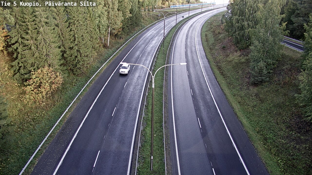 Weather Camera Image Road 5 Kuopio, Päiväranta silta, Kuopio, Pohjois-Savo