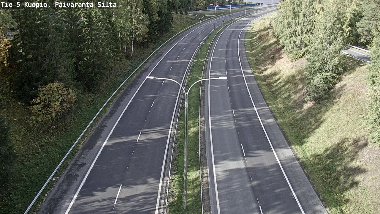 Weather Camera Image Väg 5 Kuopio, Päiväranta silta, Kuopio, Pohjois-Savo