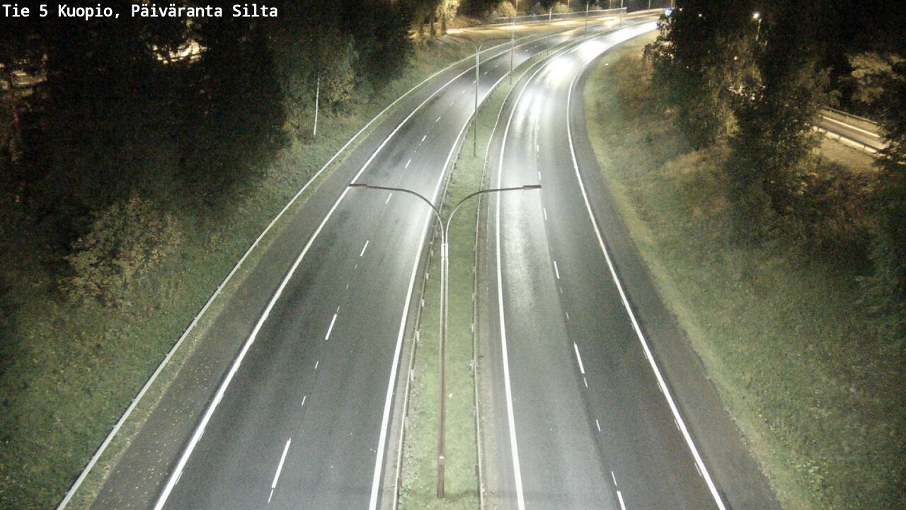 Weather Camera Image Road 5 Kuopio, Päiväranta silta, Kuopio, Pohjois-Savo