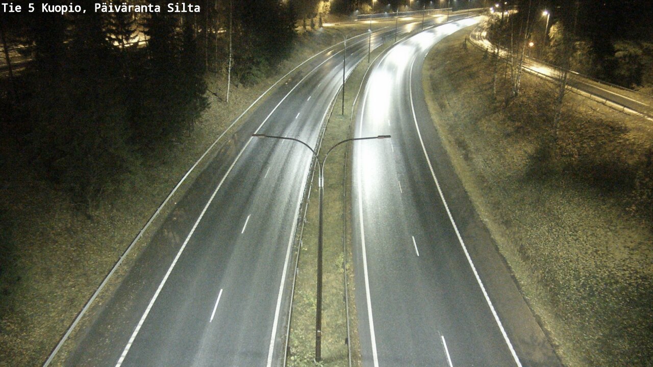 Weather Camera Image Road 5 Kuopio, Päiväranta silta, Kuopio, Pohjois-Savo