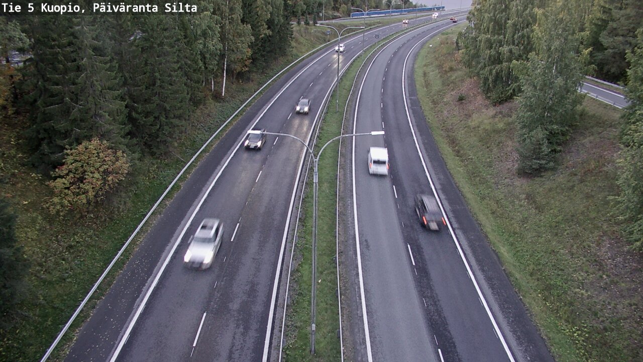 Weather Camera Image Road 5 Kuopio, Päiväranta silta, Kuopio, Pohjois-Savo