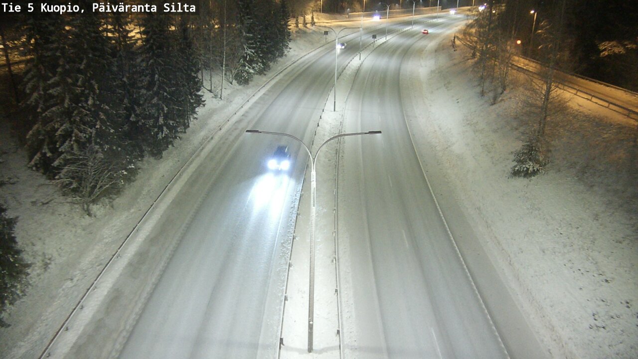 Kelikamerat Kuva Tie 5 Kuopio, Päiväranta silta, Kuopio, Pohjois-Savo