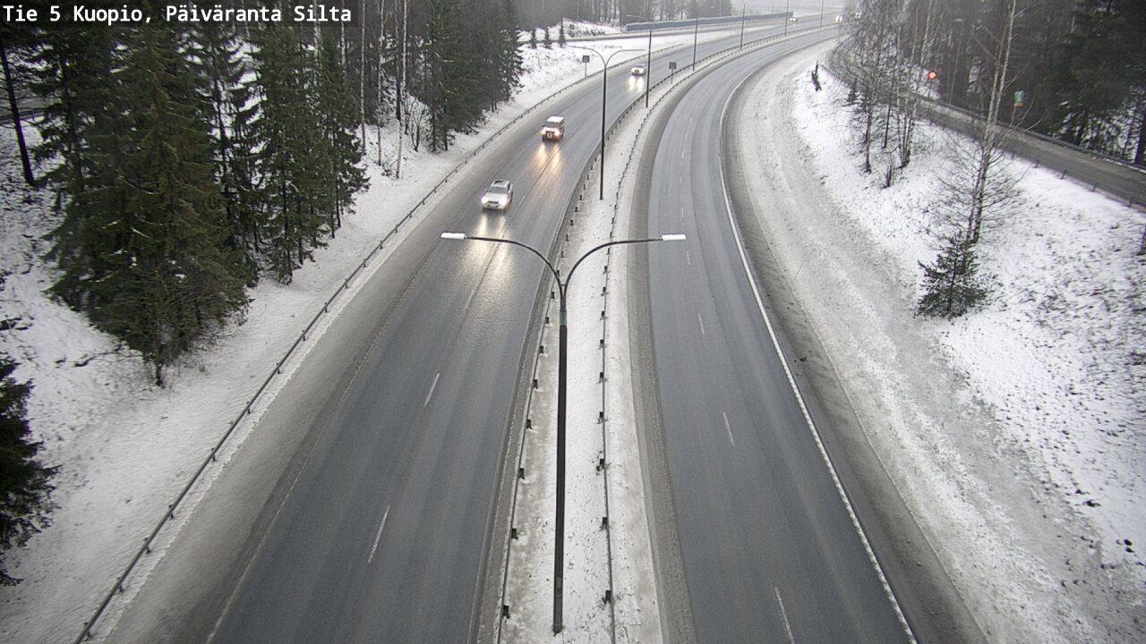 Weather Camera Image Road 5 Kuopio, Päiväranta silta, Kuopio, Pohjois-Savo