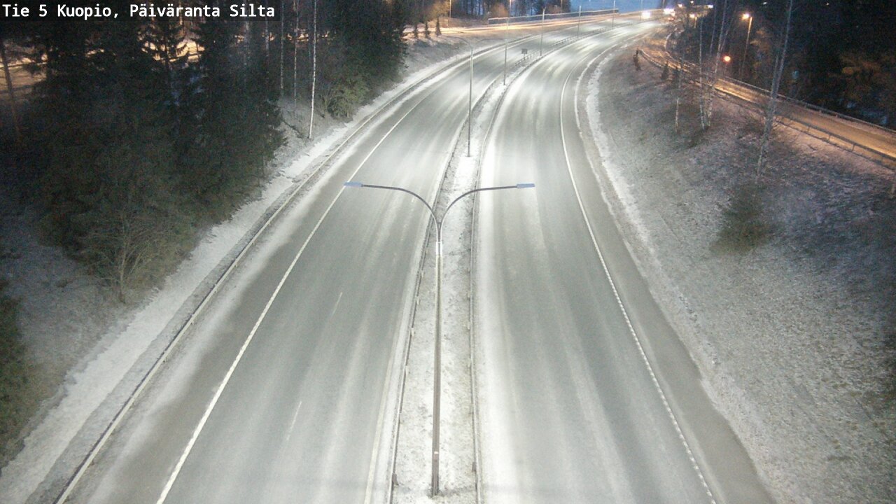 Kelikamerat Kuva Tie 5 Kuopio, Päiväranta silta, Kuopio, Pohjois-Savo