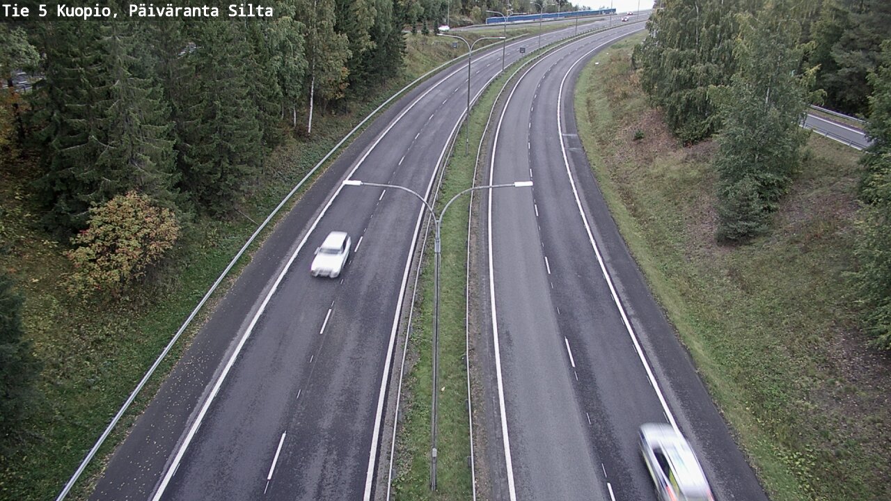 Weather Camera Image Road 5 Kuopio, Päiväranta silta, Kuopio, Pohjois-Savo
