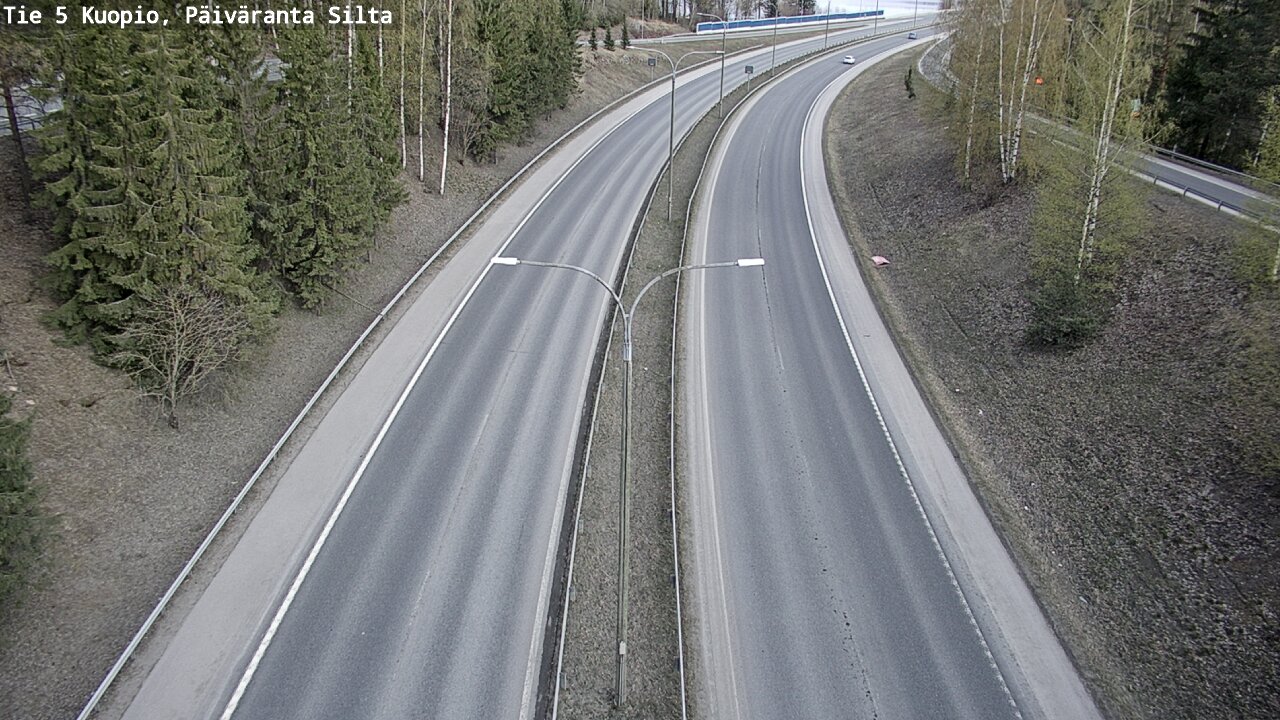 Kelikamerat Kuva Tie 5 Kuopio, Päiväranta silta, Kuopio, Pohjois-Savo