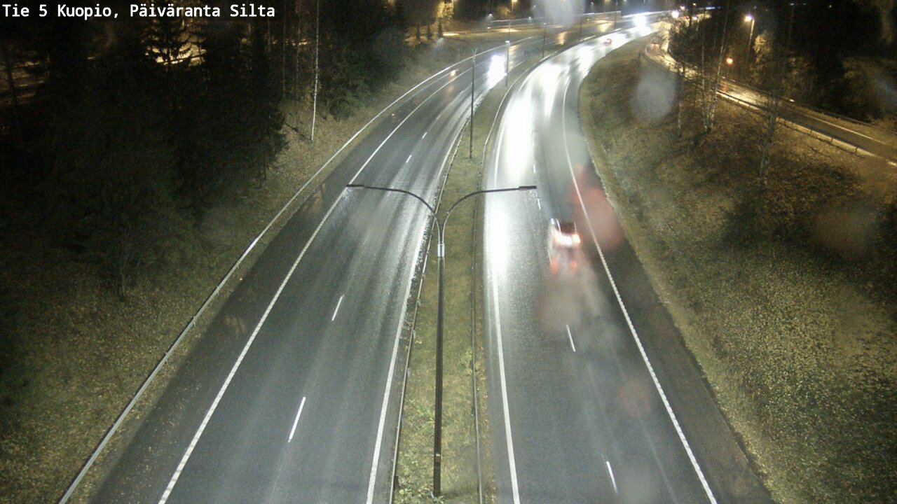 Weather Camera Image Väg 5 Kuopio, Päiväranta silta, Kuopio, Pohjois-Savo