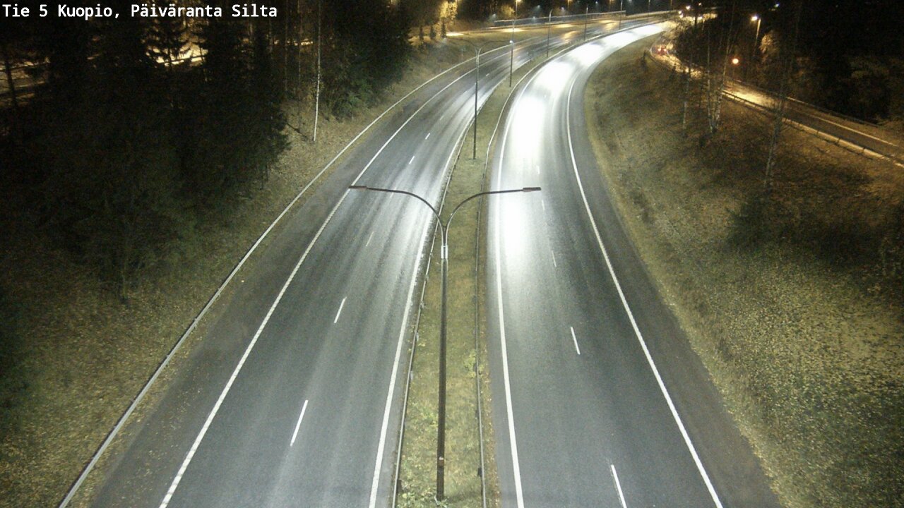 Weather Camera Image Road 5 Kuopio, Päiväranta silta, Kuopio, Pohjois-Savo