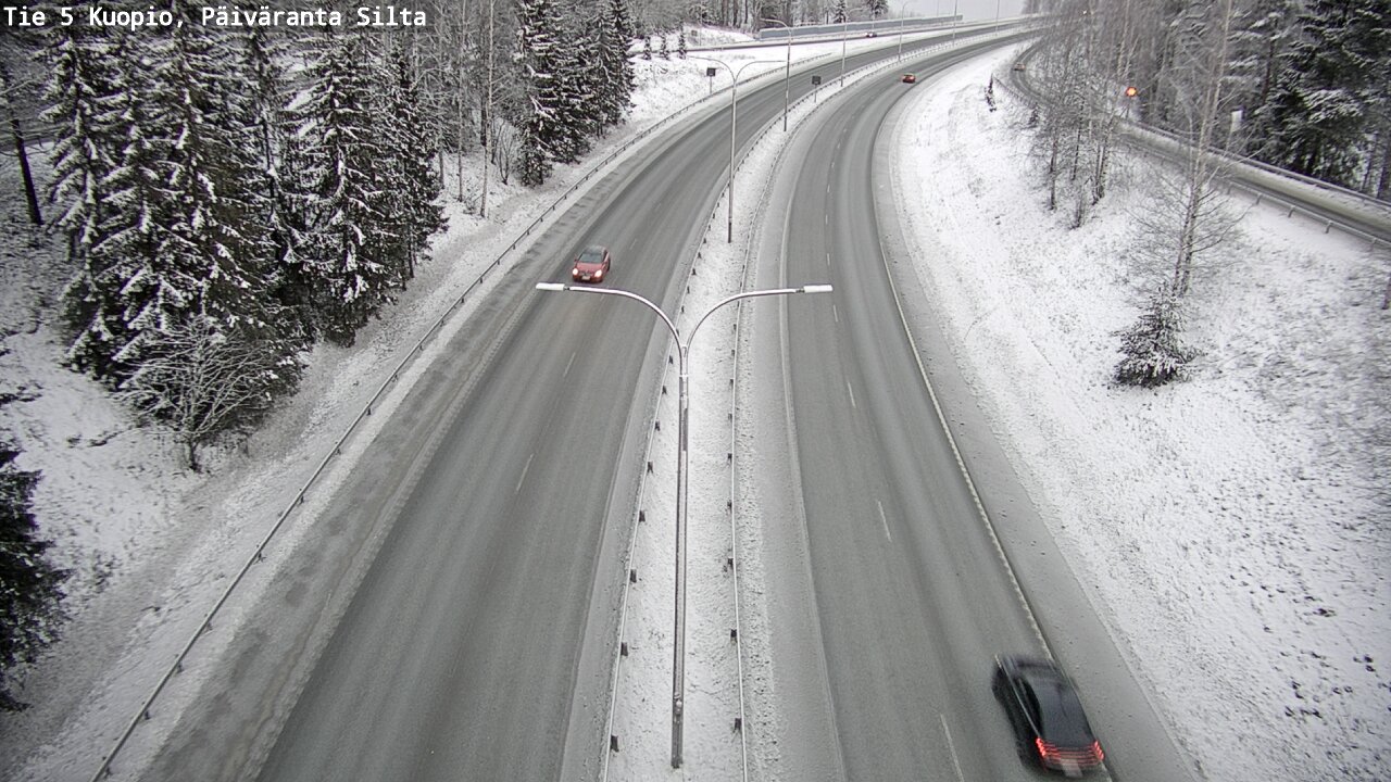 Kelikamerat Kuva Tie 5 Kuopio, Päiväranta silta, Kuopio, Pohjois-Savo