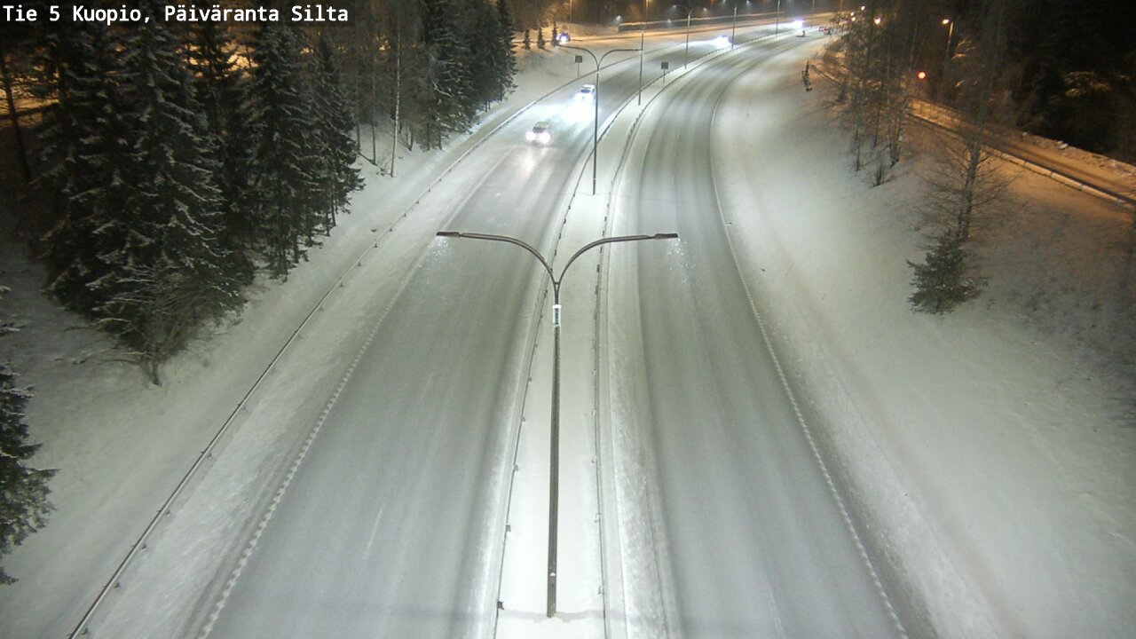 Kelikamerat Kuva Tie 5 Kuopio, Päiväranta silta, Kuopio, Pohjois-Savo
