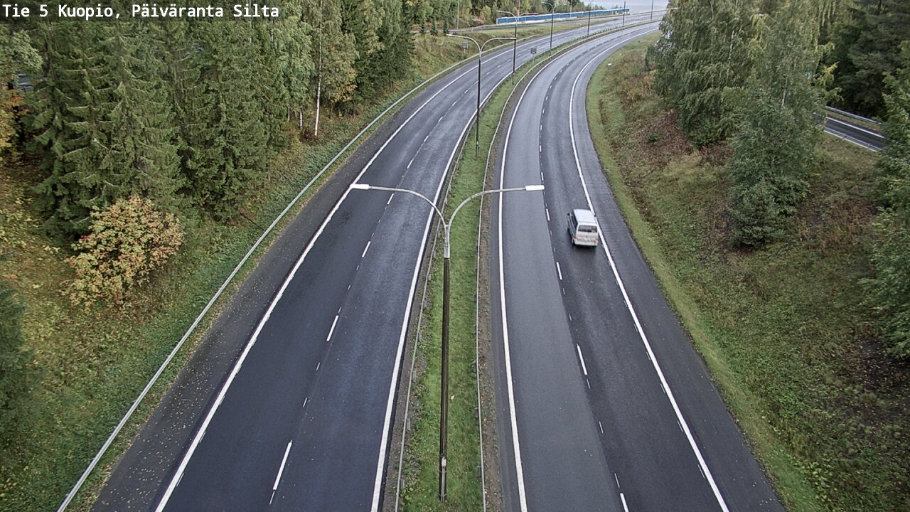 Weather Camera Image Road 5 Kuopio, Päiväranta silta, Kuopio, Pohjois-Savo
