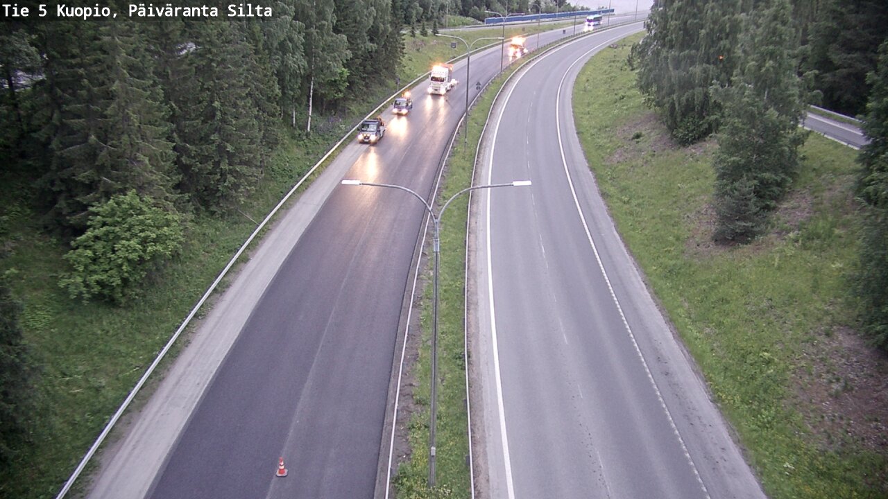 Kelikamerat Kuva Tie 5 Kuopio, Päiväranta silta, Kuopio, Pohjois-Savo