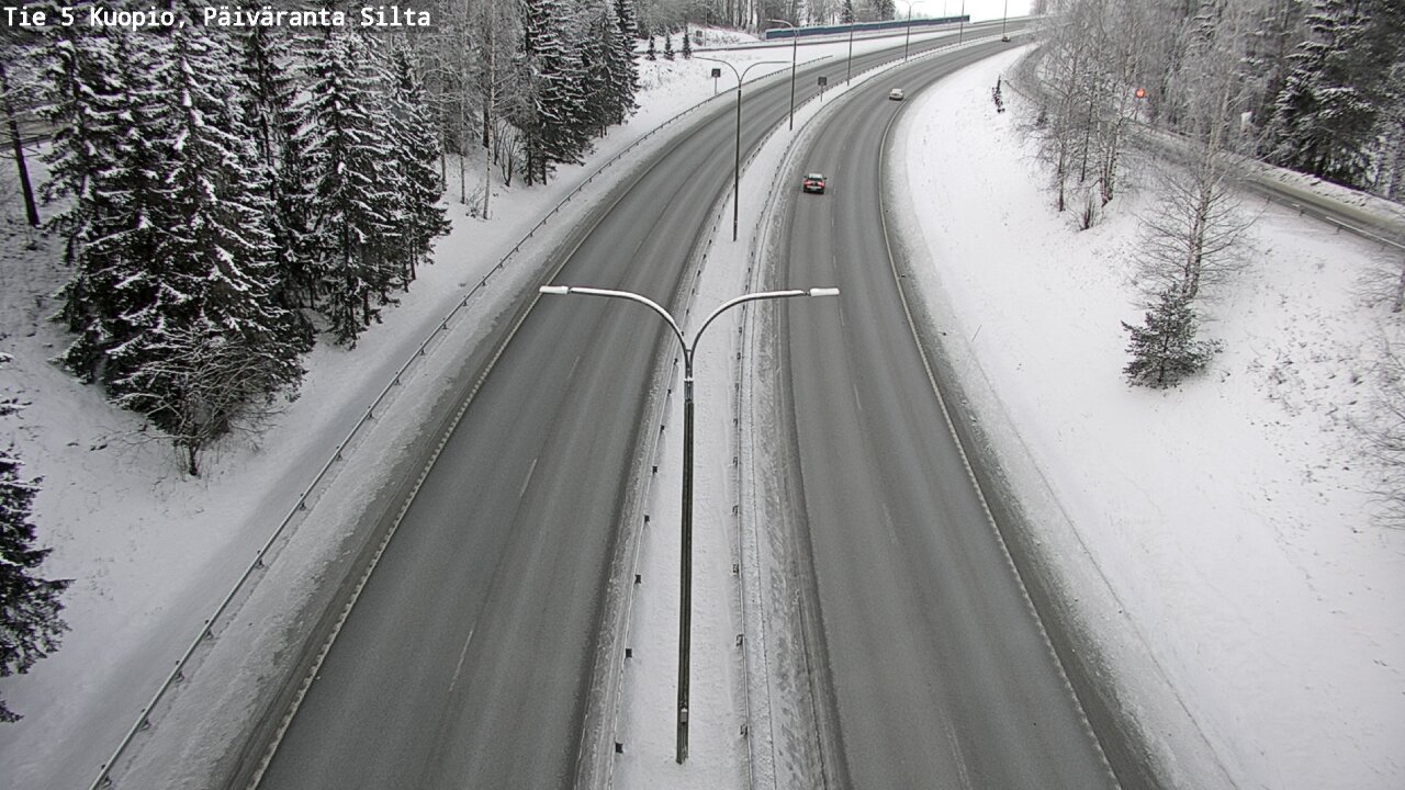 Kelikamerat Kuva Tie 5 Kuopio, Päiväranta silta, Kuopio, Pohjois-Savo