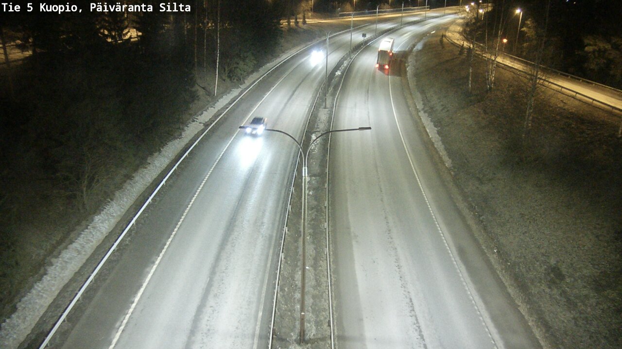 Kelikamerat Kuva Tie 5 Kuopio, Päiväranta silta, Kuopio, Pohjois-Savo