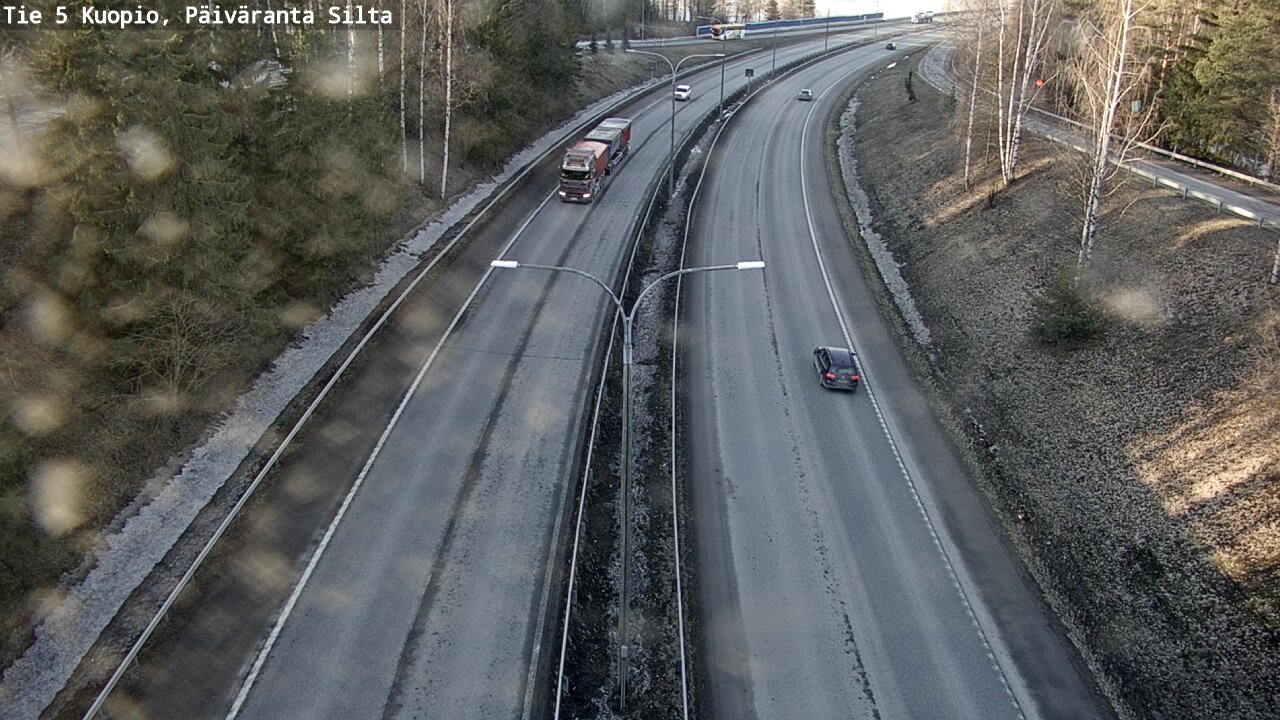 Kelikamerat Kuva Tie 5 Kuopio, Päiväranta silta, Kuopio, Pohjois-Savo