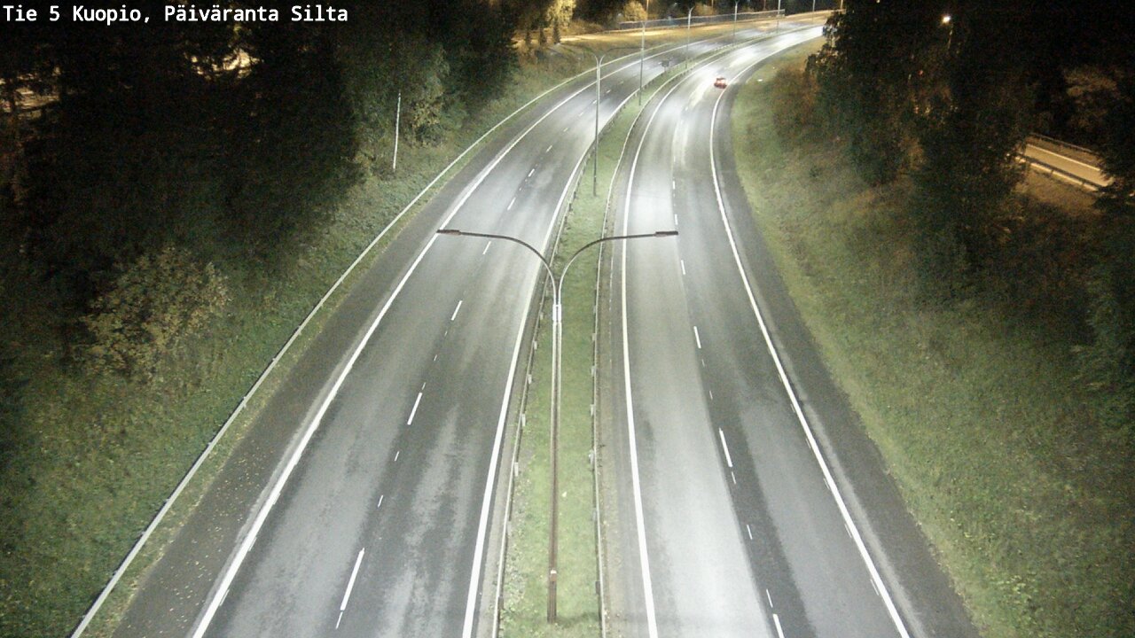 Weather Camera Image Road 5 Kuopio, Päiväranta silta, Kuopio, Pohjois-Savo