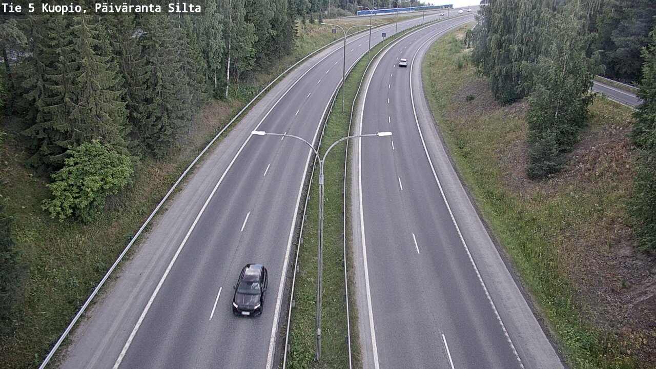 Weather Camera Image Road 5 Kuopio, Päiväranta silta, Kuopio, Pohjois-Savo