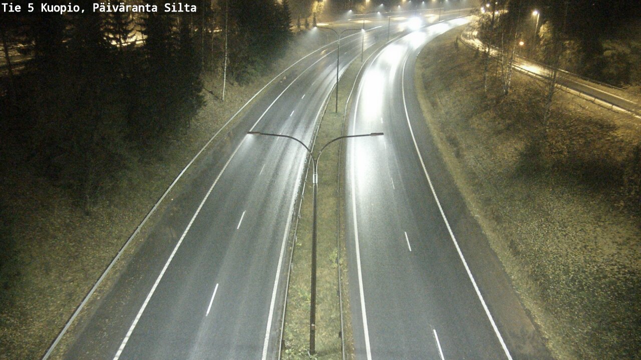 Weather Camera Image Road 5 Kuopio, Päiväranta silta, Kuopio, Pohjois-Savo